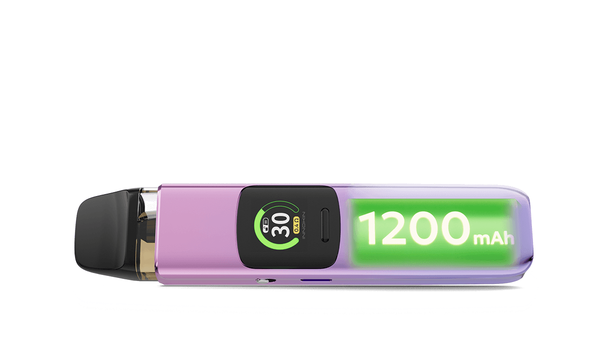 1200mAh Battery for Extended Vaping